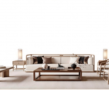New Chinese Style Sofa Combination-ID:289962052