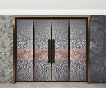 New Chinese Style Double Door-ID:915891893