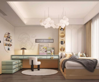Modern Girl's Room Daughter's Room-ID:662940038