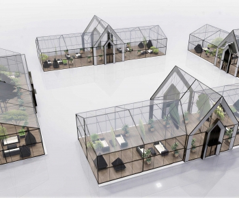 Modern Glass Sunshine Room-ID:738745935