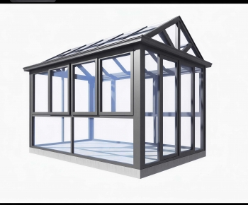 Modern Glass Sun Room-ID:477581027