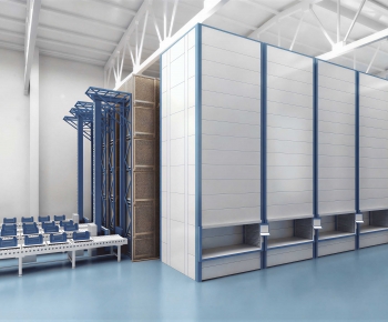 Modern Factory Floor/warehouse-ID:987732898