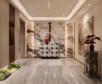 New Chinese Style Hallway-ID:545358906