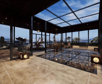 New Chinese Style Glass Sun Room-ID:325304994