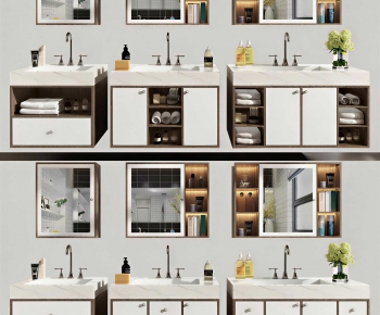 Modern Bathroom Cabinet-ID:173029903