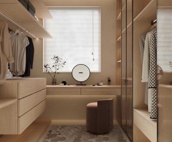 Modern Clothes Storage Area-ID:848680028