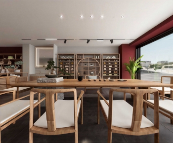 New Chinese Style Tea House-ID:953154093