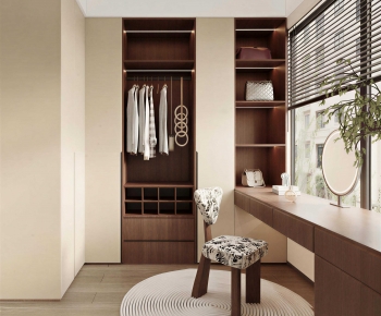 Modern Clothes Storage Area-ID:309705975