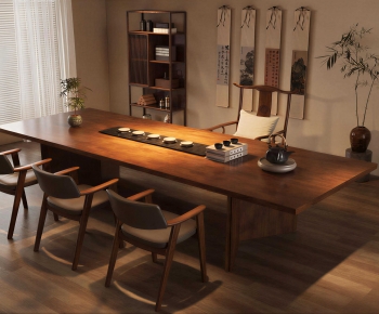 New Chinese Style Tea Tables And Chairs-ID:580106976