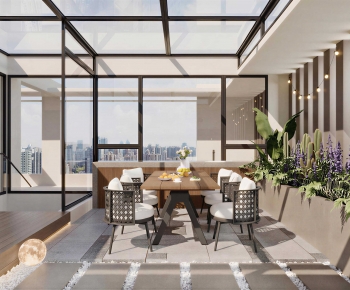 Modern Glass Sun Room-ID:793101071