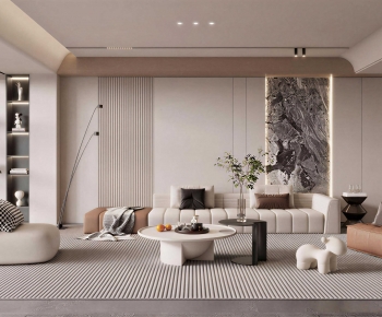 Modern A Living Room-ID:642132045