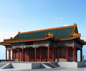 Chinese Style Ancient Architectural Buildings-ID:353780038