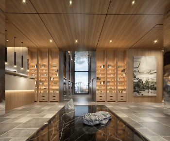 New Chinese Style Lobby Hall-ID:950398928