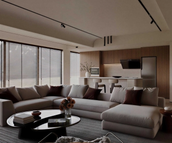Modern A Living Room-ID:782737971