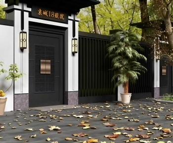 New Chinese Style Courtyard/landscape-ID:494379047