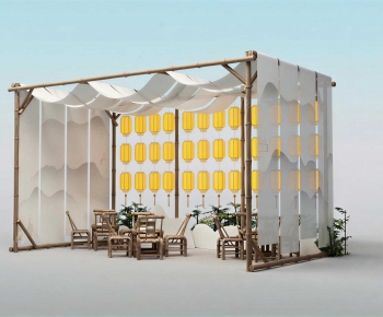 New Chinese Style Building Component-ID:518245949