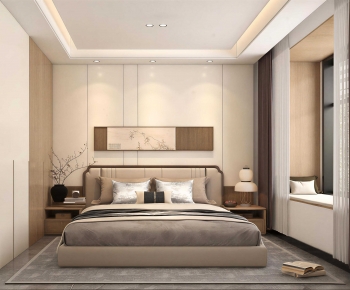 New Chinese Style Bedroom-ID:570607902