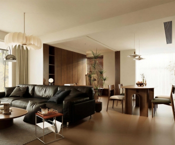 Wabi-sabi Style A Living Room-ID:679554944