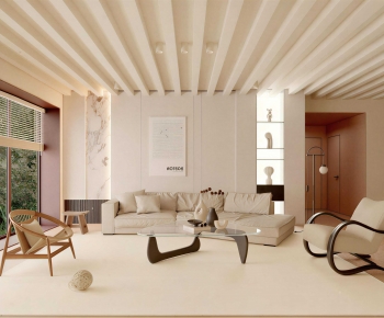 Wabi-sabi Style A Living Room-ID:809820898