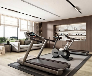 Modern Home Fitness Room-ID:789453036