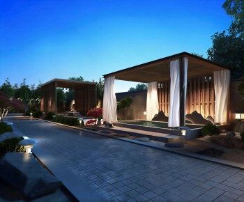 New Chinese Style Courtyard/landscape-ID:981179009