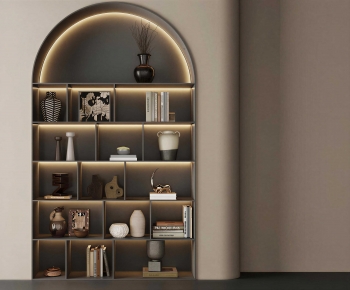 Wabi-sabi Style Bookcase-ID:232841975
