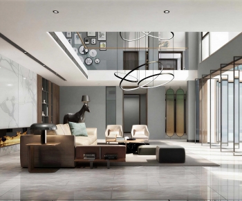 Modern A Living Room-ID:970990905