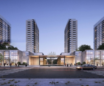 Modern Building Appearance-ID:864320046