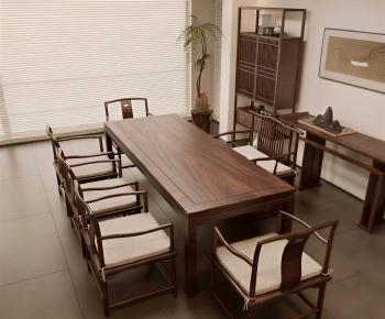 New Chinese Style Tea Tables And Chairs-ID:548760942