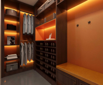 Modern Clothes Storage Area-ID:865204103