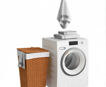 Modern Laundry Cabinet-ID:388794903