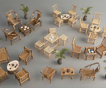 Chinese Style Outdoor Tables And Chairs-ID:886604078