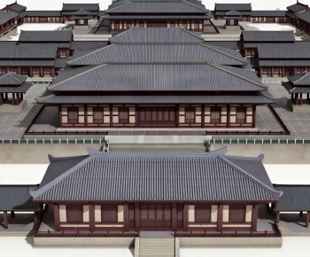 New Chinese Style Ancient Architectural Buildings-ID:684076079