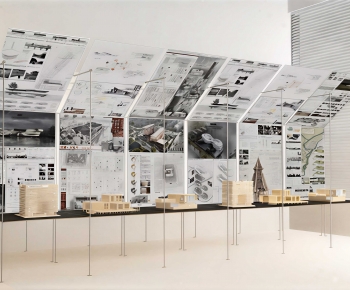 Modern Exhibition Hall-ID:525290979