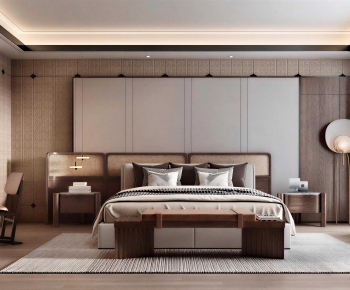 New Chinese Style Bedroom-ID:131468069