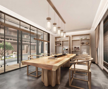 New Chinese Style Teahouse Tea House-ID:894845967