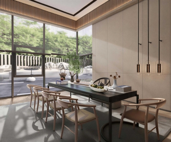 New Chinese Style Teahouse Tea House-ID:215029782
