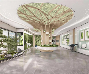 Modern Exhibition Hall-ID:532910115