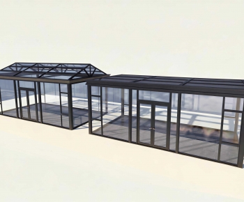 Modern Glass Sun Room-ID:683953056