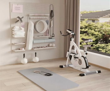 Modern Home Fitness Room-ID:349040096