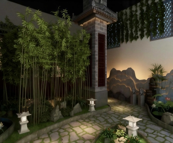 New Chinese Style Courtyard/landscape-ID:922992949