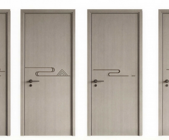 New Chinese Style Single Door-ID:117115024