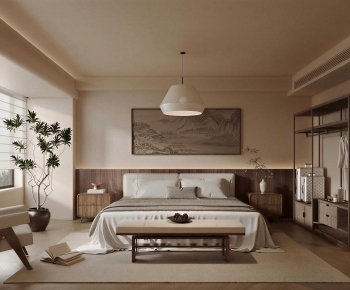 New Chinese Style Bedroom-ID:385648016
