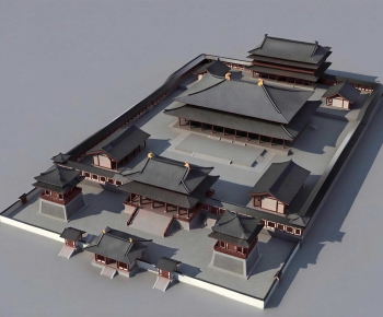 Chinese Style Architectural Bird's-eye View Planning-ID:635025981