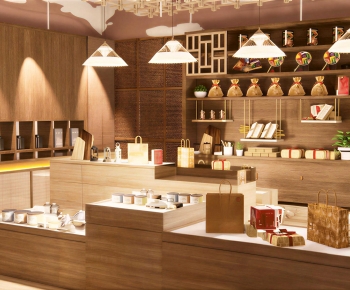 New Chinese Style Retail Stores-ID:692137007