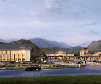 New Chinese Style Appearance Of Commercial Building-ID:845783007