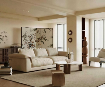 侘寂中古风客厅-3572073