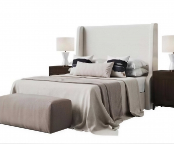 Modern Double Bed-ID:268369919