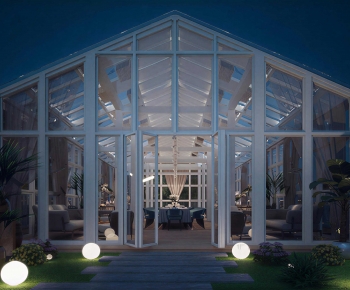 Modern Glass Sunshine Room-ID:862015012