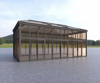Modern Glass Sunshine Room-ID:174880035